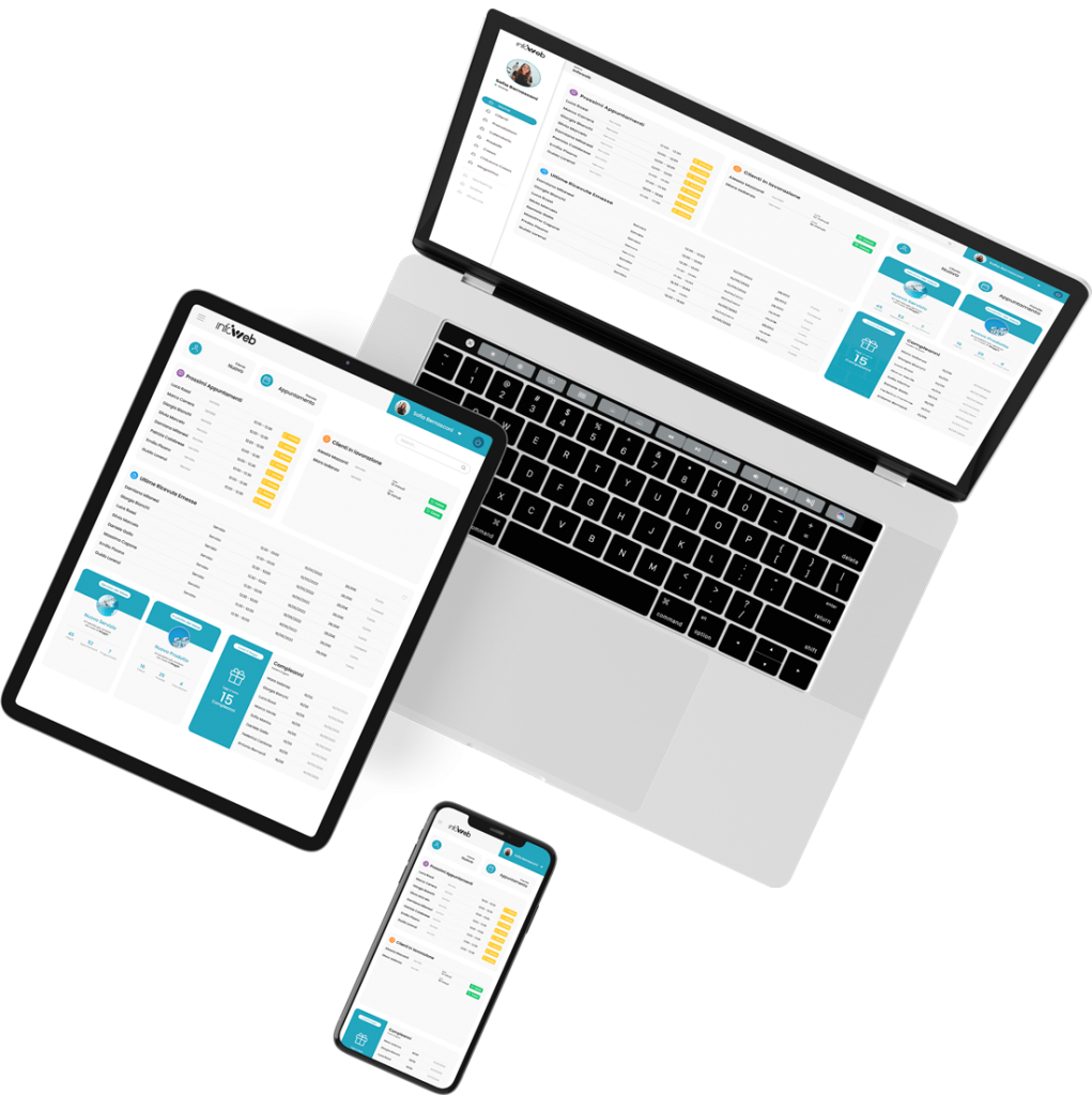 desktop tablet e mobile del gestionale per la tua azienda Infoweb Chiasso